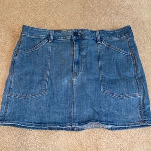 AEO high rise mini Jean skirt